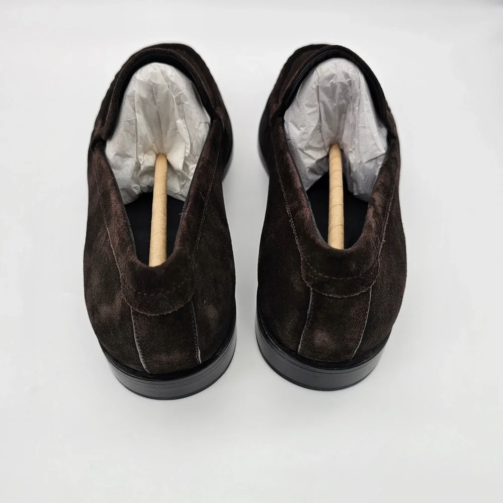Vince‎ Men's Miles Suede Moccasin-style Loafer Slip on Shoes Cocoa Brown 9 M